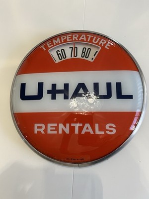 Vintage U-Haul Scale Thermometer Made In USA By Advertising Products Inc