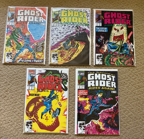 Marvel Ghost Rider Rides Again 3, 4, 5, 6, 7 in Plastic With Cardboard ...