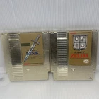 The Legend of Zelda 1 & 2 Adventure of Link (Nintendo NES, 1987)  2 Game Lot