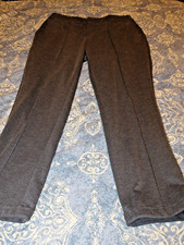 NINE WEST, Size 12, Tapered Fit Blac and Gray Striped Pants, Super Cute!