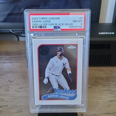 2024 Topps Chrome - 1989 Topps Chrome  Aaron Judge #89BCL-2 Black  Refractor /10