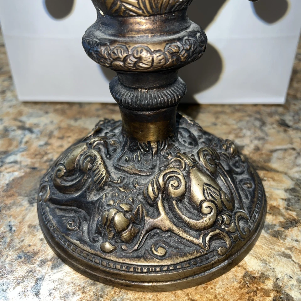 JARRÓN CHINO ANTIGUO BRONCE MACIZO ALTO RELIEVE DOBLE MANGO DECORADO CON PÁJAROS Foto 3 de 4