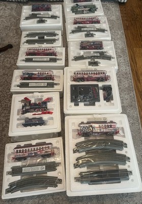 BACHMANN Complete Hawthorne Village SPIRIT OF AMERICA Train Set 11pc W/ COA NEW