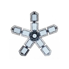 Foldable LED Garage Light 10panel Industrial Hanging Light Adjustable