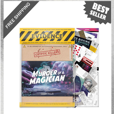 Unsolved Murder Mystery Game Cold Case Files Detective Clues Evidence Solve