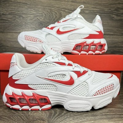 Nike Women's Zoom Air Fire White Red Athletic Casual Shoes