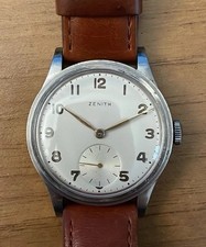 Vintage Zenith 1929 Military Watch Cal 13’’’ Staybrite 35mm Cassa Scalini