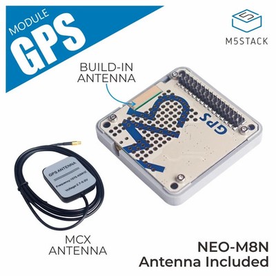 M5Stack GPS Function Module & External Antenna - M003