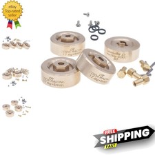 Upgrade Your Axial Crawler: 4pcs 17.6g Brass Wheel Weights with Hex Adapter