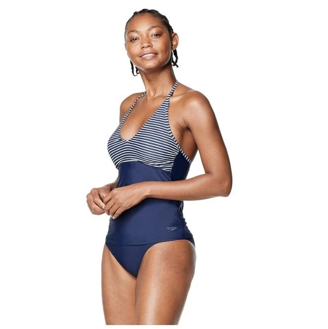 Blue Striped One Piece Swimwear for Women for sale | eBay