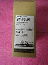 Fuji Electric SW-0/G/3H Magnetic Switch for 200V Motor, 24VDC Coil, 1 NO, 7-11A
