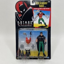 Batman The Animated Series Dick Grayson Robin Action Figure 1993 Kenner MOC