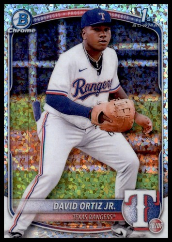 David Ortiz Jr. [Speckle] #BCP-29 2025 Bowman Chrome Prospects card