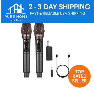 Versatile Wireless Microphone System for Karaoke, DJ & Events - 200ft Range