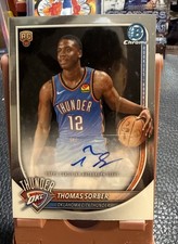 THOMAS SORBER 2025-26 Bowman Chrome Auto Rookie RC #BCA-TS