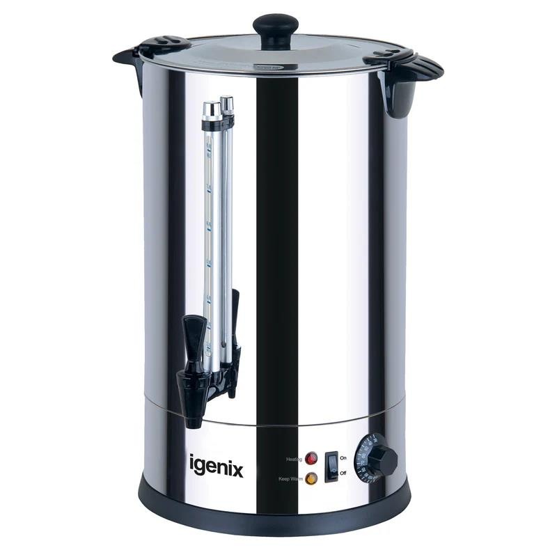 Igenix IG4030 30 Litre Catering Urn Hot Water Boiler Non-Drip For Office Use