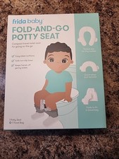 Frida Baby Folding Potty Training Toilet Seat w/ Bag Travel Potty Seat 2993