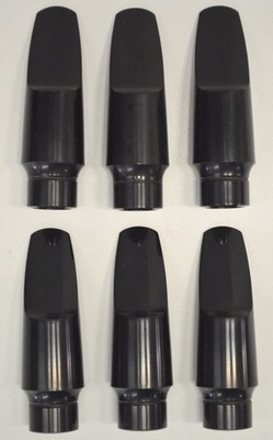 LOT/6 NEW STUDENT LINE IMPORT ALTO SAX MOUTHPIECES FROM BUFFET 100 SERIES SAX