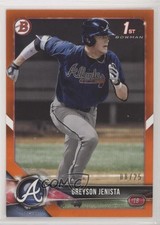 2018 Bowman Draft Orange 8/25 Greyson Jenista #BD-31 0c6