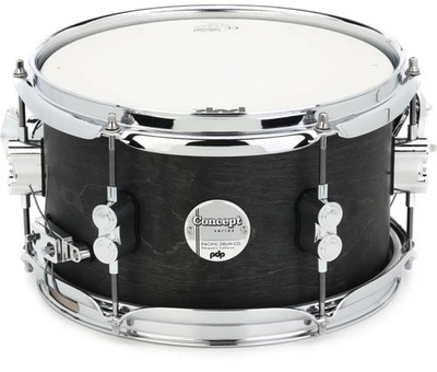 PDP Concept Black Wax Maple Snare Drum - 6 inches x 10 inches