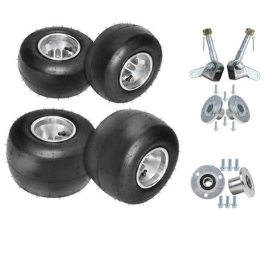 5'' Slick 11x7.10-5 10x4.50-5 Wheels Tires Rim Knuckle Hubs Go Kart Buggy Trike