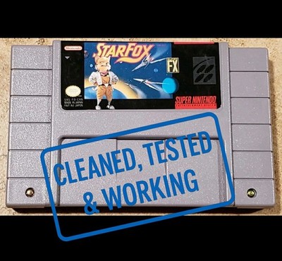 Star Fox Super Nintendo SNES 90s Authentic Tested & Works Cartridge Only