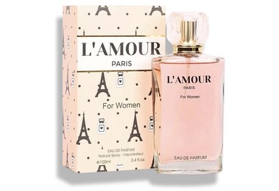 FC Fragrance Collection L'Amour Paris Women Eau de Parfum Spray 3.4 fl oz