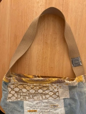 Artisan Hand Made John Prine Bag:purse/carry-all Cotton, Mined With Lyrics