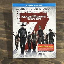 The Magnificent Seven Blu-ray, 2016 New Sealed w/ Slipcover