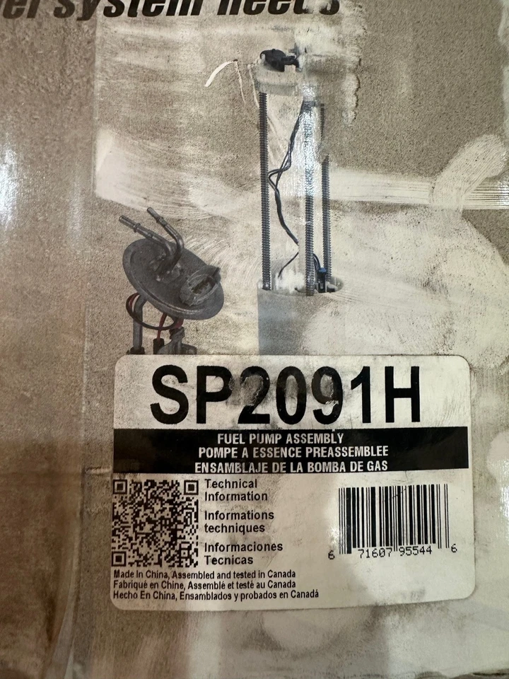Módulo de bomba de combustible Spectra SP2091H para Ford E-150 E-250 E-350 Econoline 2004-2008 Foto 2 de 2