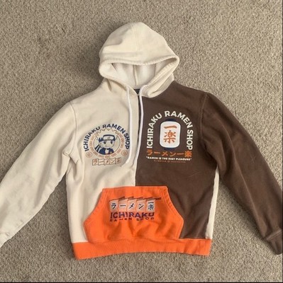 Naruto Shippuden Chibi Ichiraku Ramen Shop Color Block Hoodie BoxLunch Small