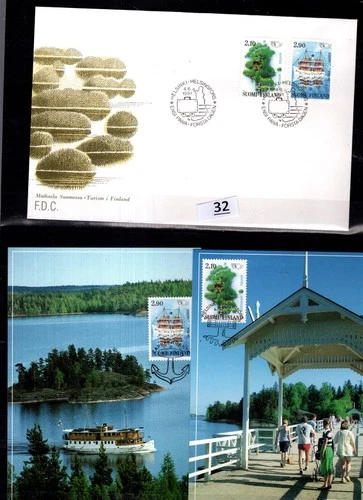 / FINLAND 1991 - FDC + MC - CHILD - NATURE - FLORA - SHIPS - TRANSPORT