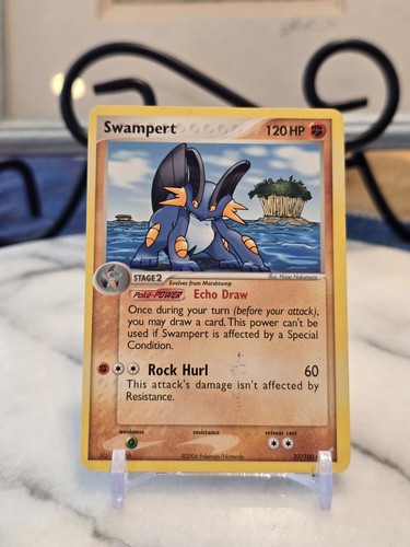 Pokemon TCG Swampert 27/100 Crystal Guardians Regular MP