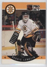 1990-91 Pro Set Reggie Lemelin #9 0a4
