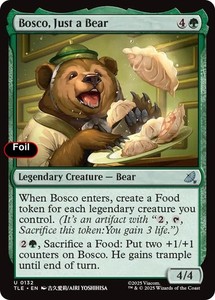 Bosco, Just a Bear 132/317 Foil Avatar: The Last Airbender: Eternal-Legal