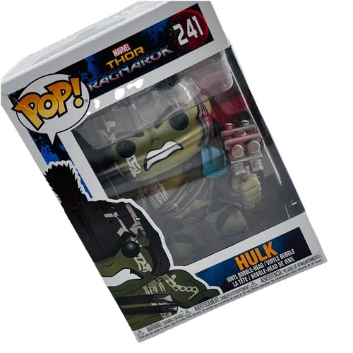 Funko Pop! Marvel Thor Ragnarok Hulk Vinyl Green Gladiator **See Photos**