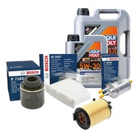Inspektionspaket Bosch Filtersatz Liqui Moly 5W-30 VW Touran VAN (1T3)