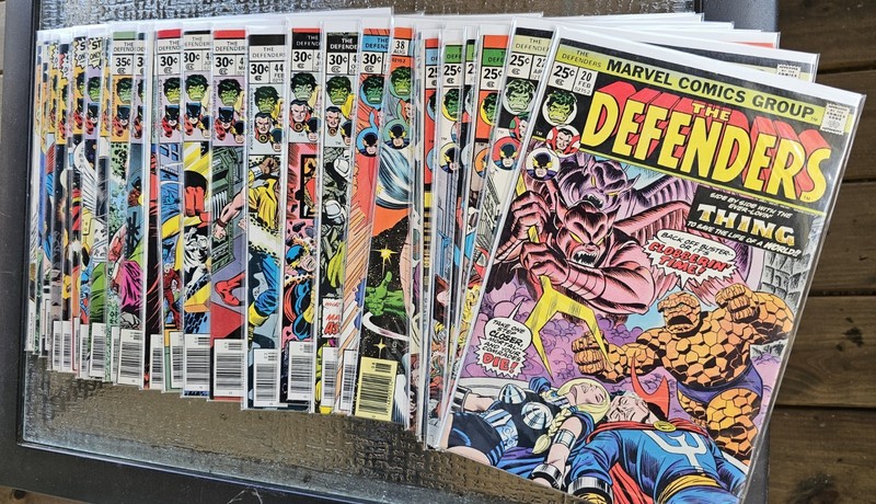 Marvel Comics The Defenders #20-90 VF/NM 1977 Lot Of 27 Comics High Grade Keys