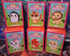 FULL Complete Set OF 6. New In Box 2024 MCDONALD'S  S ADOPT ME HAPPY MEAL TOYS