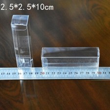 50pcs Clear PVC Boxes Cube Wedding Party Favour Gift Candy Box Transparent Empty