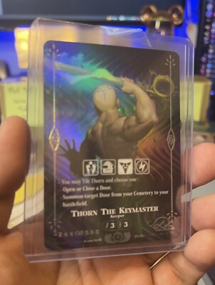 Rise TCG- SERIALIZED Thorn The Keymaster 244 Of 500. Nm-M!    