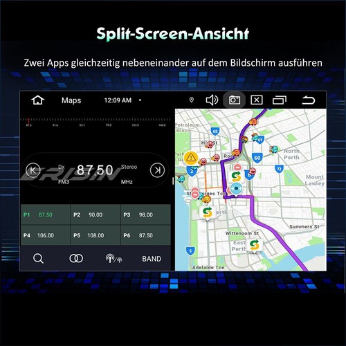 Android 14 autoradio GPS per VW Passat B5 Bora Golf 4 Jetta T4/T5 Polo Seat Navi - Foto 9 di 24