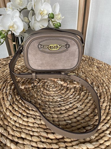 Lauren Ralph Lauren Jordynn suede leather shoulder cross body bag - Picture 6 of 21