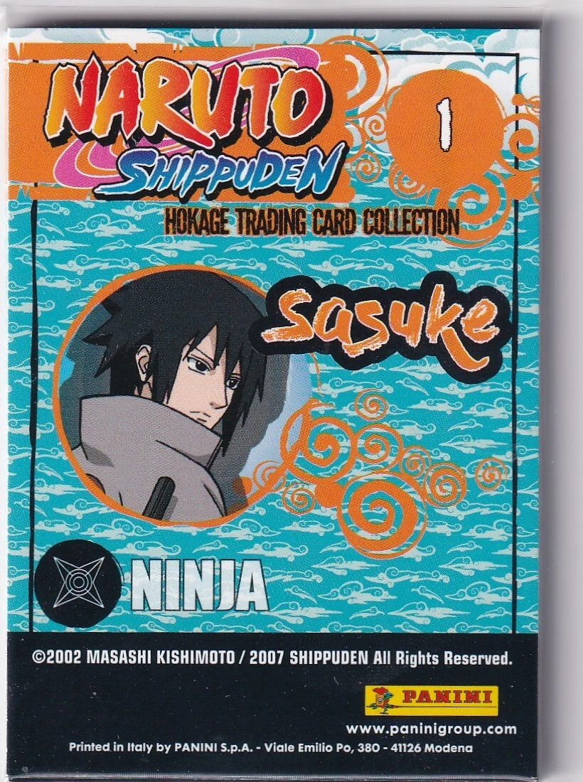 Panini Naruto Shippuden Hokage Trading Card Collection Card No. 77 Sasuke