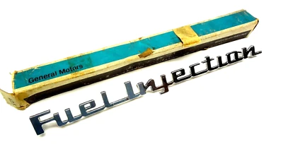 Chevrolet 57 Corvette 1957 Fuel Injection Fender emblem NOS GM OEM part #3742212 - Image 1 of 4