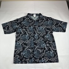 VTG Street Culture Dragon Shirt Mens XL Made in USA Fishnet Short Sleeve 90s Y2K