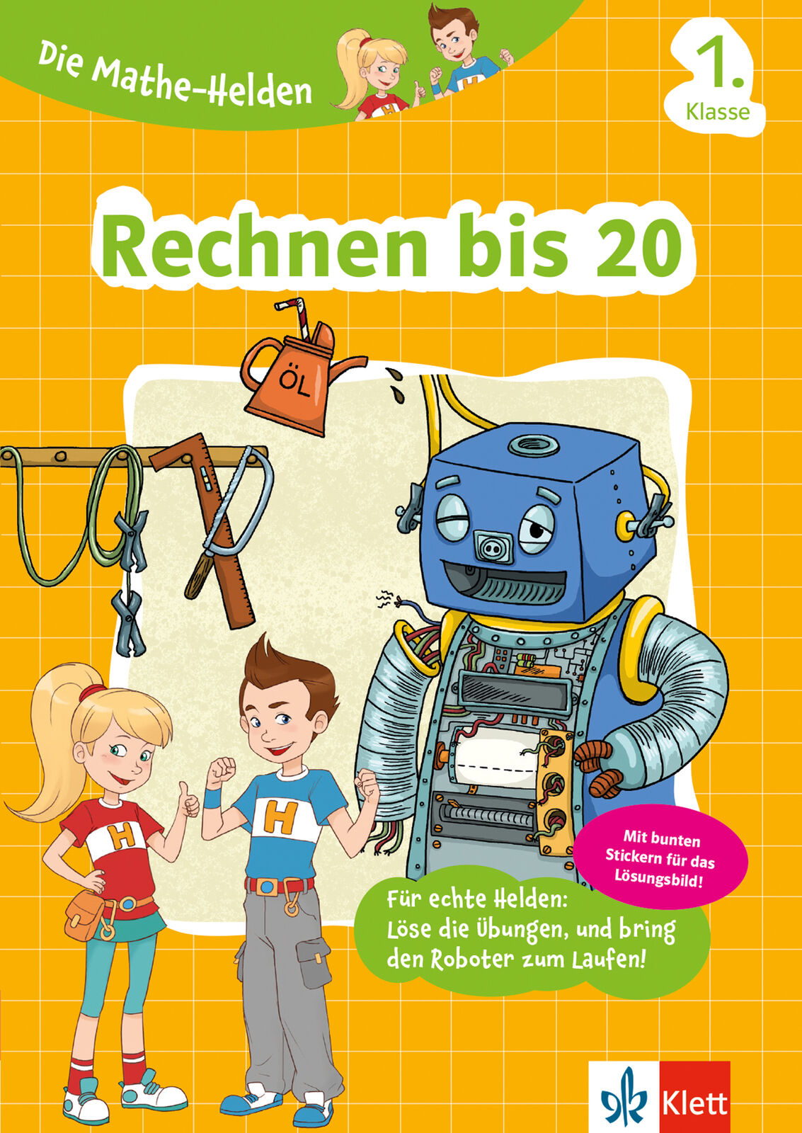 Thumbnail - Unbekannt. / Klett Die Mathe-helden Rechnen Bis 20 1. Klasse