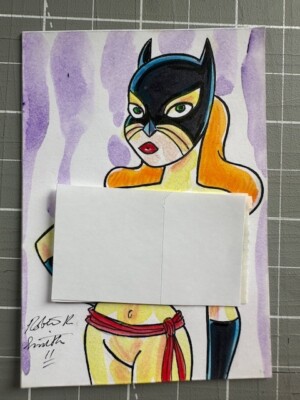 Original Signed Robert Smith Naughty Patsy Walker Hellcat Marker Sketch ...