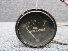 2075-5-84 Scott Aviation Oil Temperature Indicator with Probe