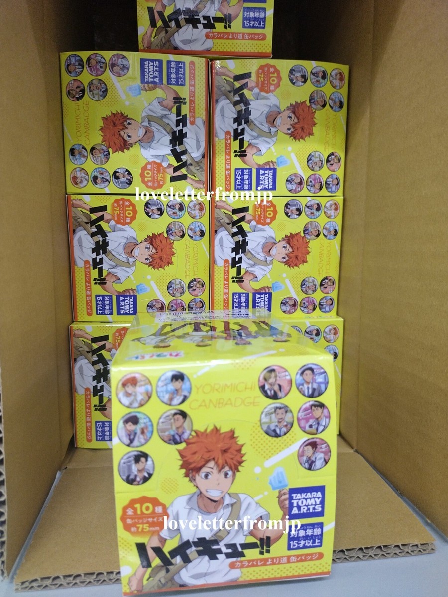 Haikyu! Takaratomy 7.5mm Can Badges Yorumichi 1 Complete Box